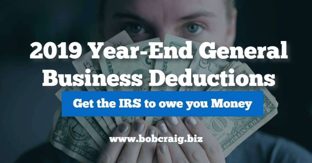 2019 Year-End General Business Deductions